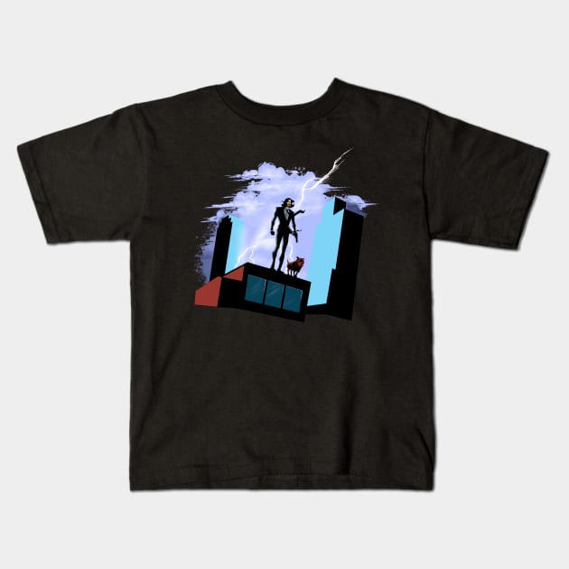 Animated John Kids T-Shirt by Zascanauta